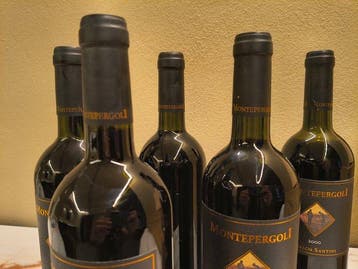 2000 Enrico Santini, Montepergoli - Bolgheri - 5 Bouteilles, Nieuw