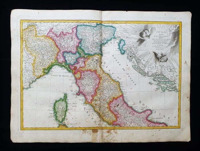 Europe - Nord de lItalie / Ligurie / Piémont / Vénétie /, Livres, Atlas & Cartes géographiques