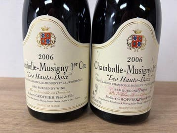 2006 Domaine Groffier, Chambolle Musigny 1er cru Les, Nieuw