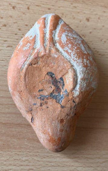Oud-Romeins, Keizerrijk Terracotta olielamp (Zonder