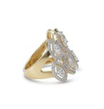 Trouwring - 14 karaat Geel goud - 1.77ct. tw. Diamant