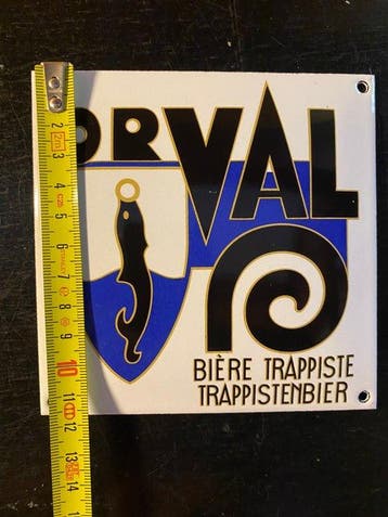 Orval - Enamel advertising sign / Brewers sign - Trappist