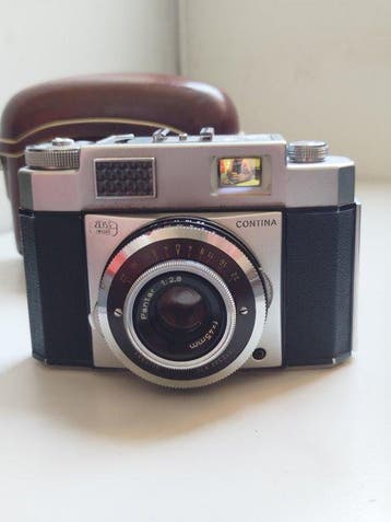 Zeiss Ikon Contina with Pantar 2,8/45mm + original case |, Audio, Tv en Foto, Nieuw