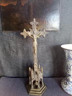 Kruis - Metaal - 1920-1930 - Altaarkruis - 50 cm, Antiek en Kunst