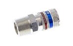 Staal/Messing DN 10.4 Safety Luchtkoppeling Snelkoppeling R, Verzenden, Nieuw