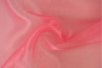 15 meter organza stof - Fuchsia, Overige kleuren, Verzenden, 120 cm of meer, Polyester