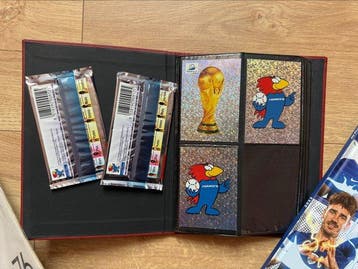 1998 Panini Zinedine Zidane - 3 Booster pack - Excellent, Verzamelen, Nieuw