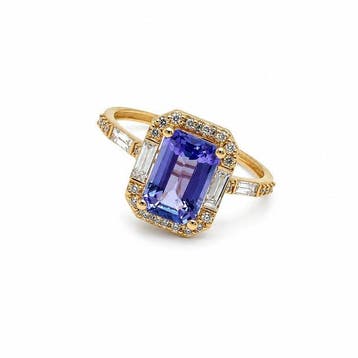 Zonder minimumprijs - Ring - 14 karaat Geel goud - 1.64ct., Nieuw