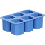 IJsblokjesvorm | BarUp | Siliconen | Blauw | 6, Verzenden, Nieuw in verpakking