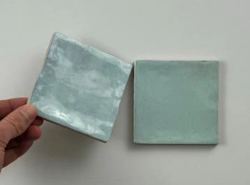 Wandtegel Turquoise 10x10cm (Muurtegels, Afbouwmaterialen), Nieuw, Minder dan 20 cm, 10 m² of meer, Wandtegels