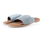Lazamani Slippers in maat 41 Blauw, Slippers, Lazamani, Zo goed als nieuw, Verzenden
