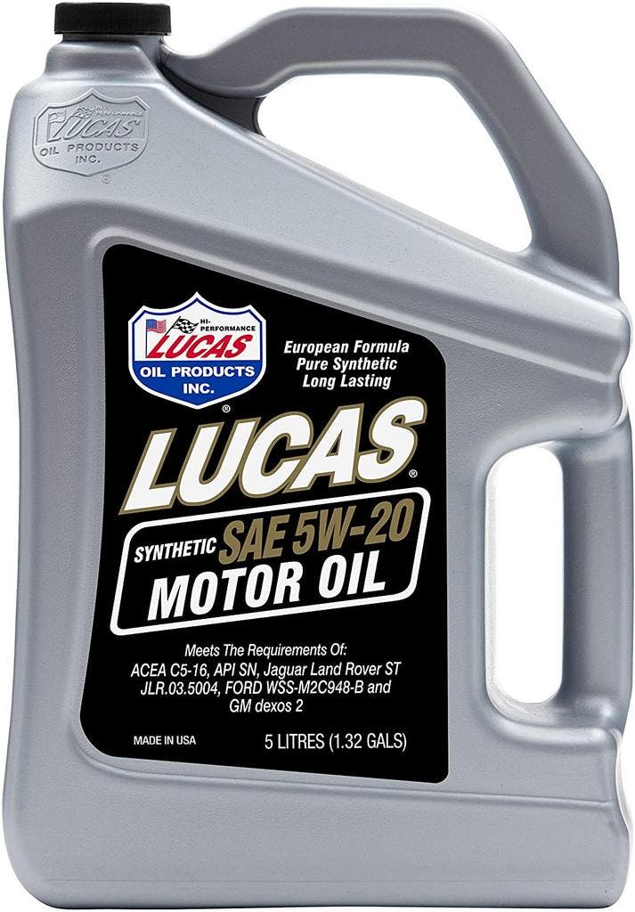Lucas motor oil 5W20 Fully synthetic 5 liters, Autos : Divers, Produits d'entretien, Enlèvement ou Envoi