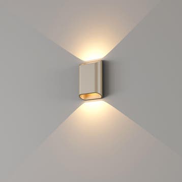 Wandlamp Artdelight Diaz 2 Lichts Small LED 2700K Dimbaar, Ophalen of Verzenden, Nieuw, Bad