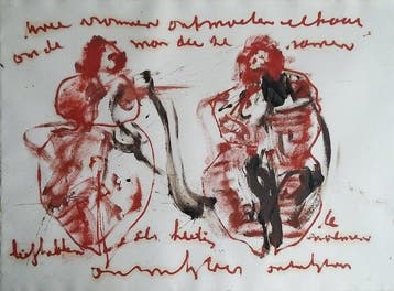 Anton Heyboer (1924-2005) - Man en Vrouw