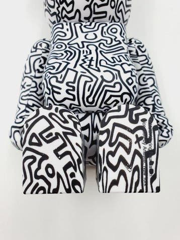 Keith Haring (1958-1990) - Be@rbrick Keith Haring V4 400% +