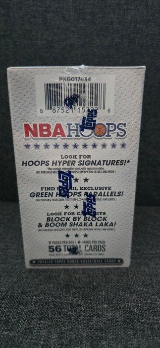 2025/26 Topps NFL Football Value Box NBA Hopps Sealed box -