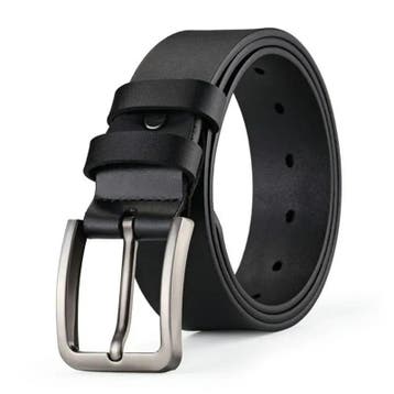 Fako Fashion - Riem Heren - Zwart - 110 cm - Broekriem -, Vêtements | Femmes, Ceintures, Verzenden