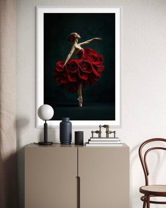 La Chibroneuse - La Rose Étoile - XL, Antiquités & Art, Art | Objets design