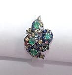 Zonder minimumprijs - Ring Zilver - 0.75ct. tw. Smaragd -