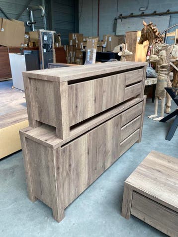 Corfu tv-dressoir, barley, Nieuw, Overige materialen