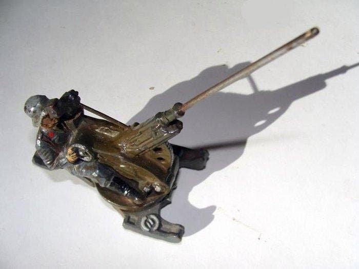 1:32 - Modelauto - Militär Flaksoldat mit einem Soldat, Kinderen en Baby's, Speelgoed | Overig