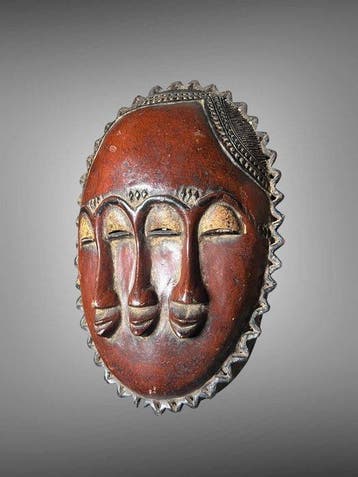Masker - Baule - Ivoorkust (Zonder minimumprijs), Antiek en Kunst