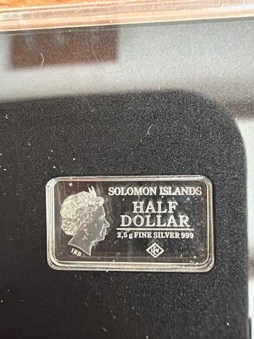 Îles Salomon. 1/2 Dollar 2014 - Rom Kolosseum Italien - 2,5g