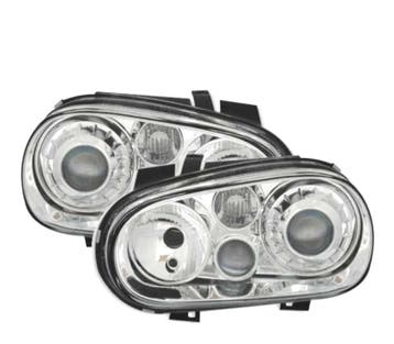 PHARES VOLKSWAGEN VW GOLF 4 LOOK R32 FOND CHROME, Auto-onderdelen, Verlichting, Verzenden, Nieuw