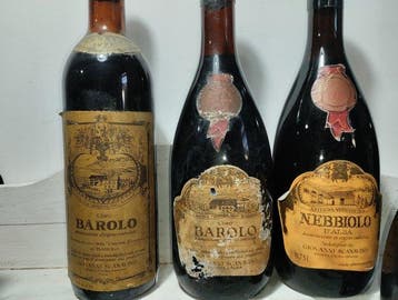 1964 Ris, 1971 Barolo & 1973 x7 Nebbiolo, Giovanni Scanavino, Collections, Vins