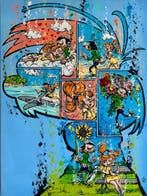Elisée Skayzoo - L’idylle de Gaston Lagaffe et m’oiselle, Antiquités & Art
