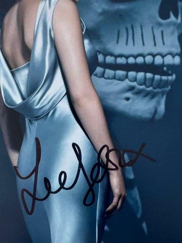 Lea Seydoux as Madeleine Swann handsigned photo with BBC, Nieuw