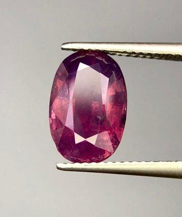1 pcs Violet, Rose, Orange Saphir - 5.53 ct - GRS, Bijoux, Sacs & Beauté, Pierres précieuses
