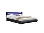Veiling - Gestoffeerd Bed Sevilla - 180 x 200 cm - Zwart