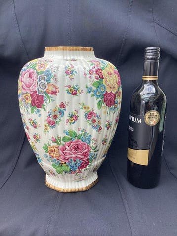 Boch Frères - Keralux - Vaas - Porselein - Fleur de Saxe