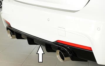 Rieger diffuser | geschikt voor BMW 3-Serie F30 / F31 (335i, Verzenden