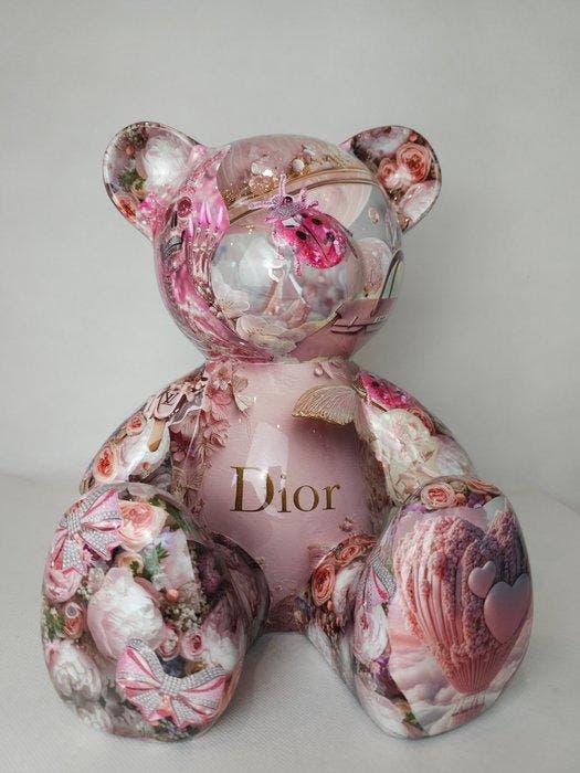 ArtBrut by Ann - Teddy Pink Fashion, Antiek en Kunst, Kunst | Designobjecten