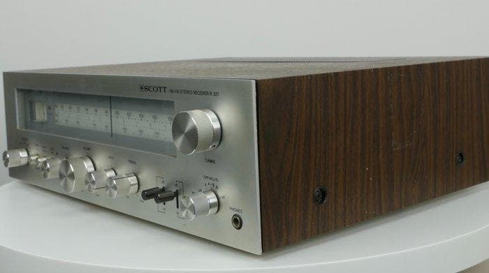 Scott - R-327 - Solid state stereo receiver, TV, Hi-fi & Vidéo, Radios