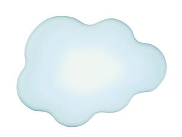Veiling - Livarno home LED-wandlamp Wolk met timer functie, Gebruikt