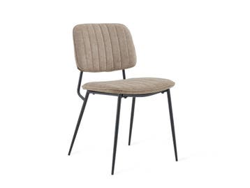 2dekans | Multifurn Sol Eetkamerstoel - Duopack - Taupe -, Huis en Inrichting, Stoelen, Ophalen of Verzenden, Nieuw
