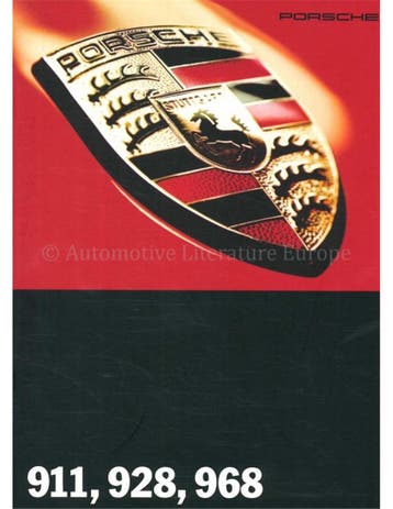1995 PORSCHE PROGRAMMA BROCHURE ITALIAANS