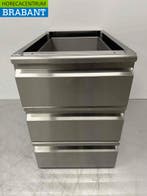 Armoire à tiroirs inférieure en acier inoxydable 3 tiroirs, Verzenden