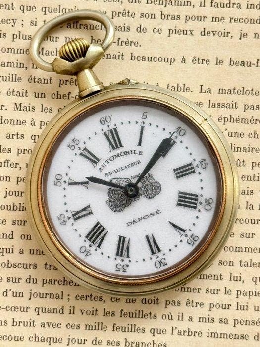 Montre de poche rare “Automobile Régulateur” – format géant, Bijoux, Sacs & Beauté, Montres | Hommes
