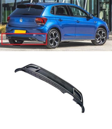 Carnamics Diffuser | Volkswagen Polo 17-21 5-d | R-Style zwa, Auto-onderdelen, Verzenden, Nieuw