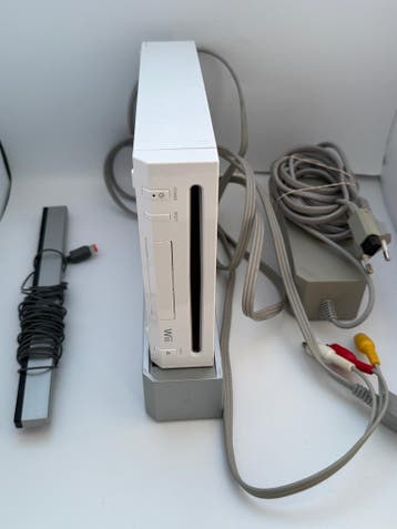 Nintendo Wii 1e model met alle Kabels RVL-001, Games en Spelcomputers, Verzenden, Gebruikt