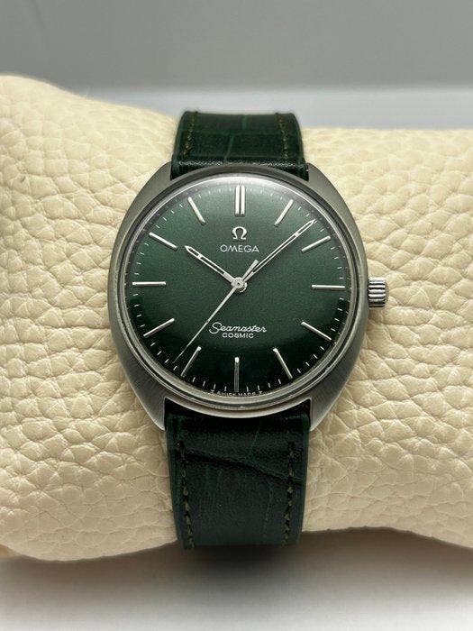 Omega - Seamaster Cosmic Green Dial - Zonder minimumprijs -, Bijoux, Sacs & Beauté, Montres | Hommes