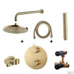 Wiesbaden Inbouw Regendouche Set Caral Rond Muuruitloop, Ophalen of Verzenden, Nieuw, Kraan