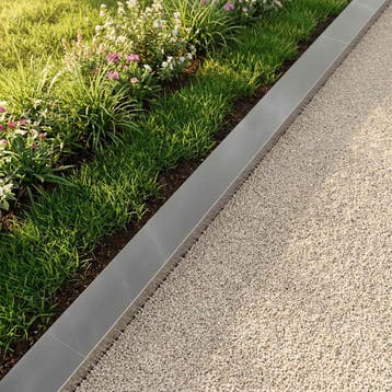 vidaXL Afdekprofiel voor tuinranden 20 st 100 x 10 x 5 cm, Verzenden, Nieuw