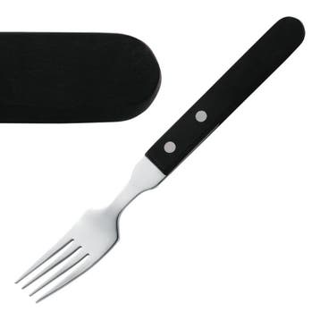 Steakvorken | RVS/Kunststof | 12 Stuks | Lengte 200mm Amefa, Verzenden, Nieuw in verpakking