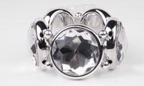 Corsage Polscorsage-armband Runway Zilver