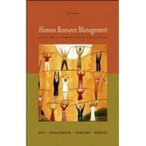Human Resource Management 9780071118149 Raymond Andrew Noe, Livres, Langue | Anglais, Envoi